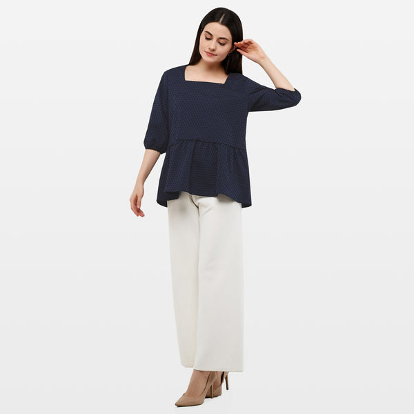 LIANA BLOUSE NAVY