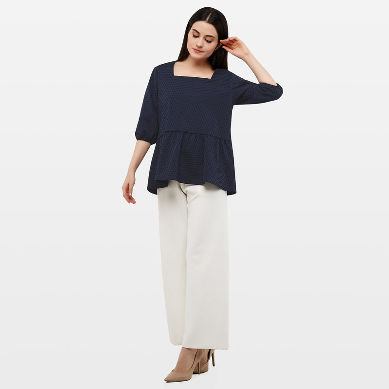 LIANA BLOUSE NAVY