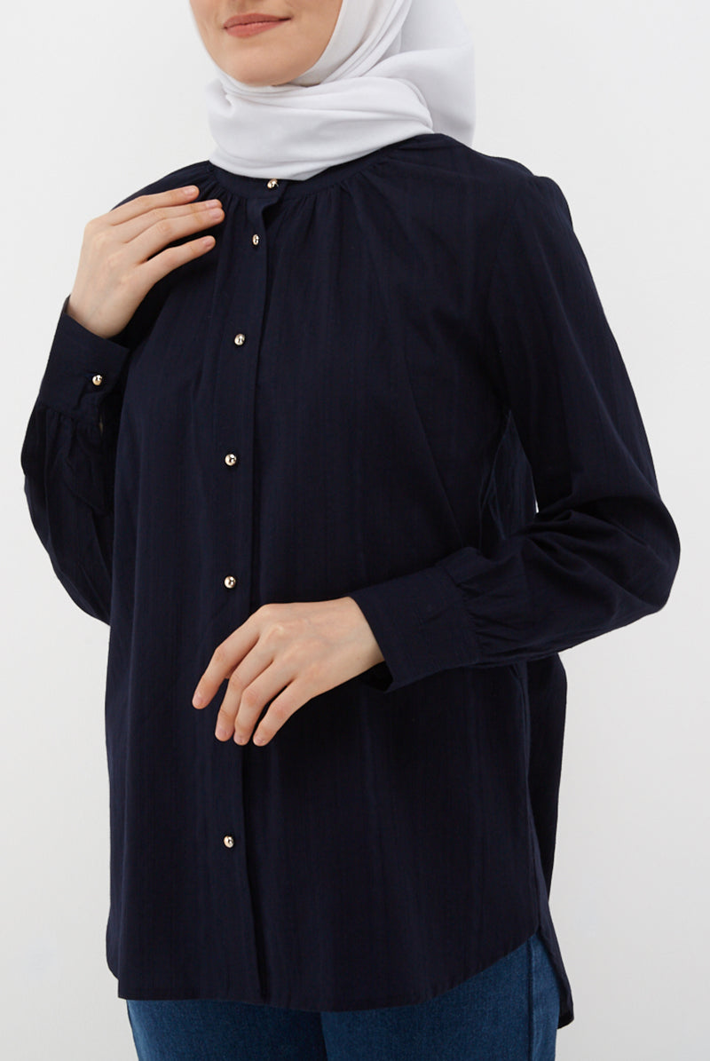 Ariana Blouse Navy