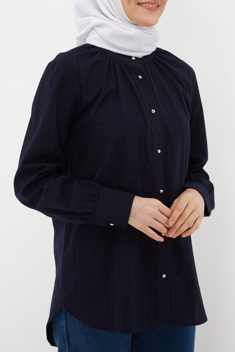 Ariana Blouse Navy