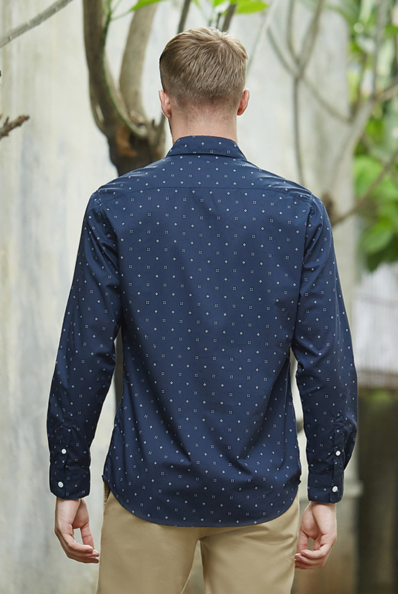 Jose Shirt Slim Fit Navy