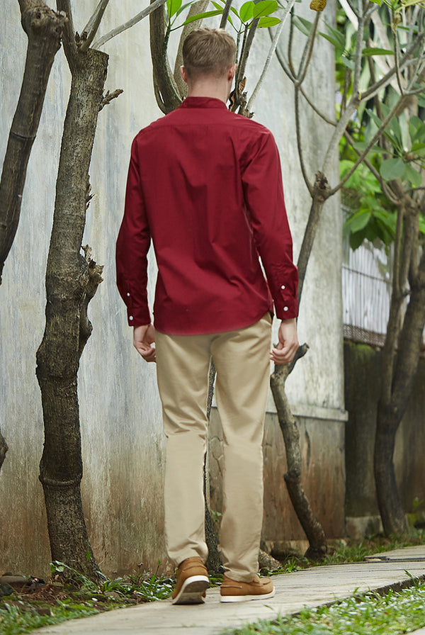 Pedro Shirt Slim Fit Red