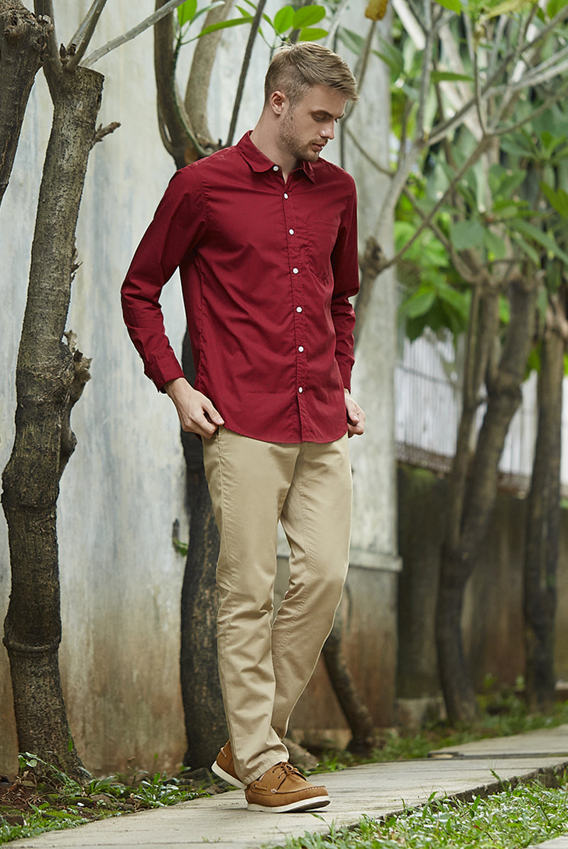 Pedro Shirt Slim Fit Red