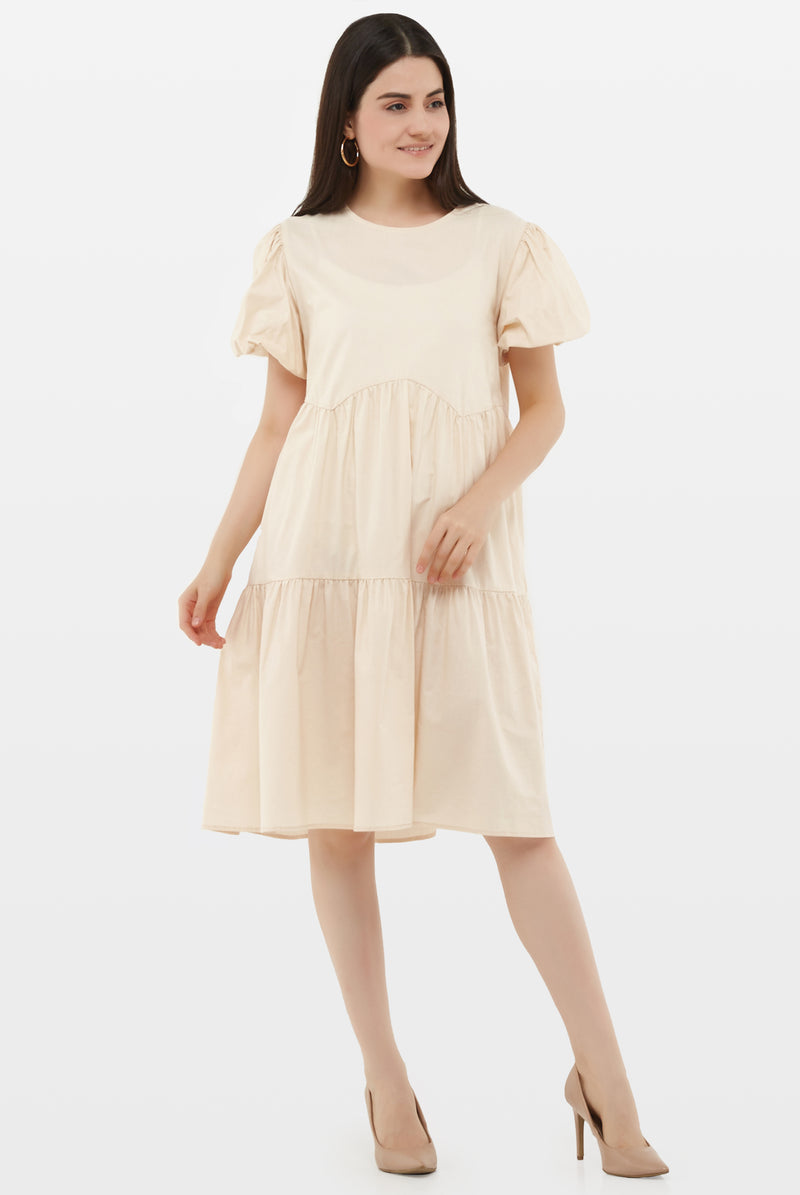 Sabrina Dress Beige