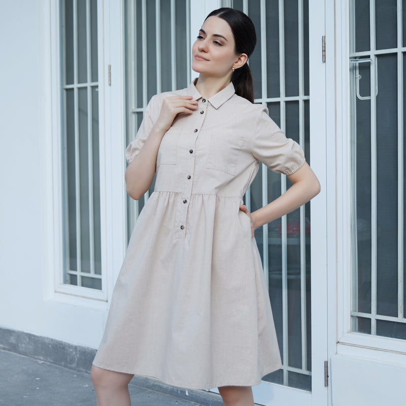 NOVA DRESS KHAKI