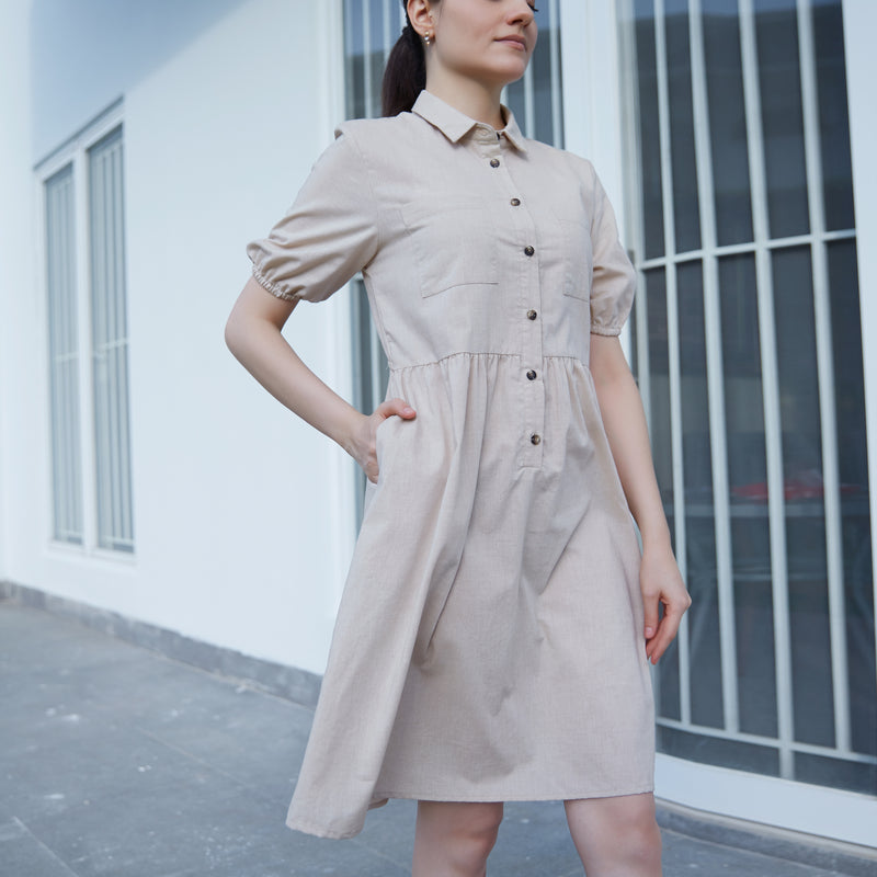 NOVA DRESS KHAKI