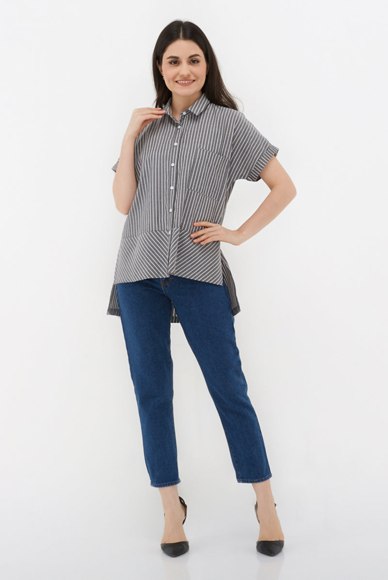 Sarita Blouse Grey