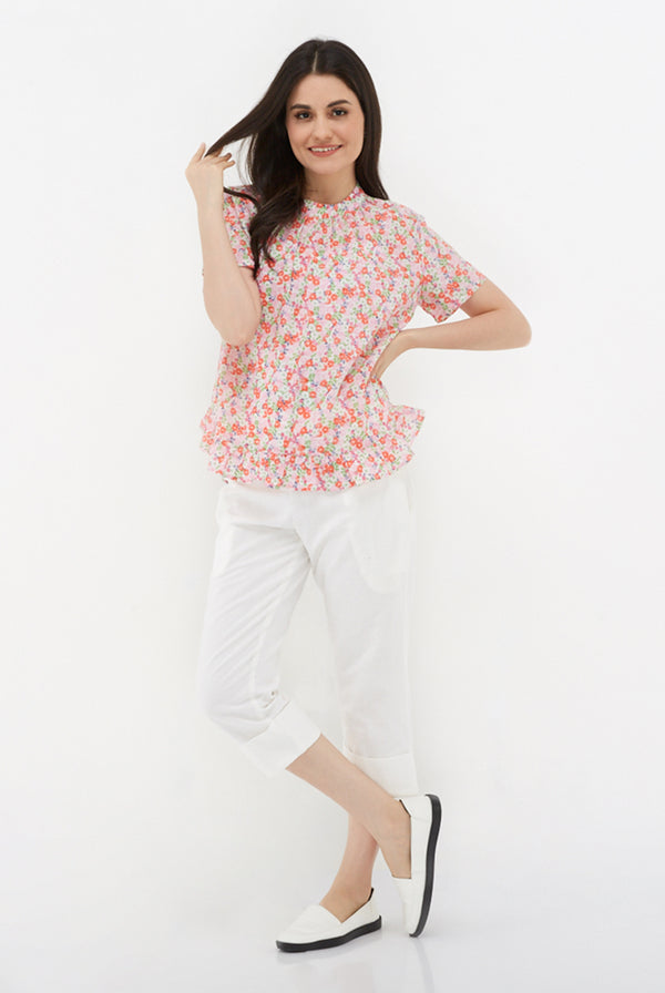 Yolanda Blouse Flower Print