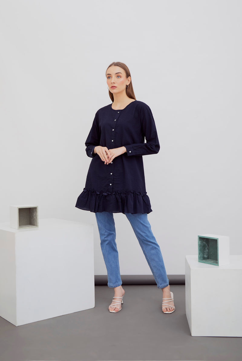 Rosamaria Blouse Navy