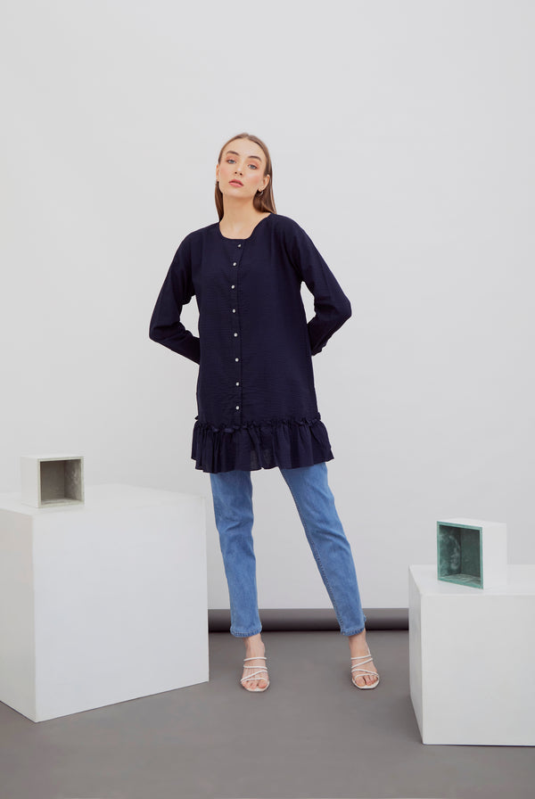 Rosamaria Blouse Navy