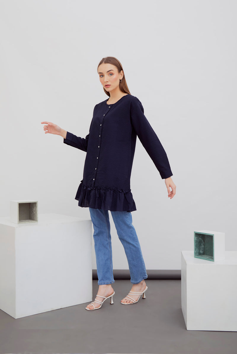 Rosamaria Blouse Navy