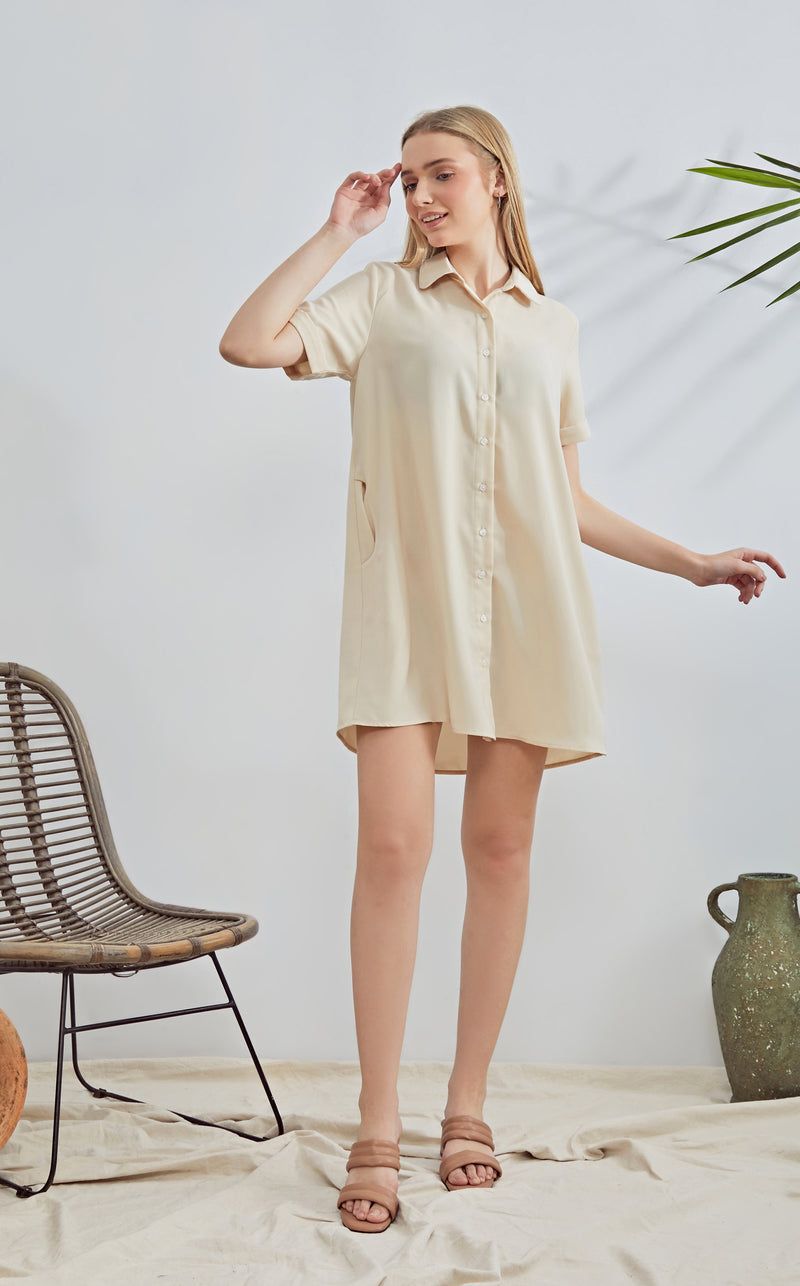 LETICIA DRESS KHAKI