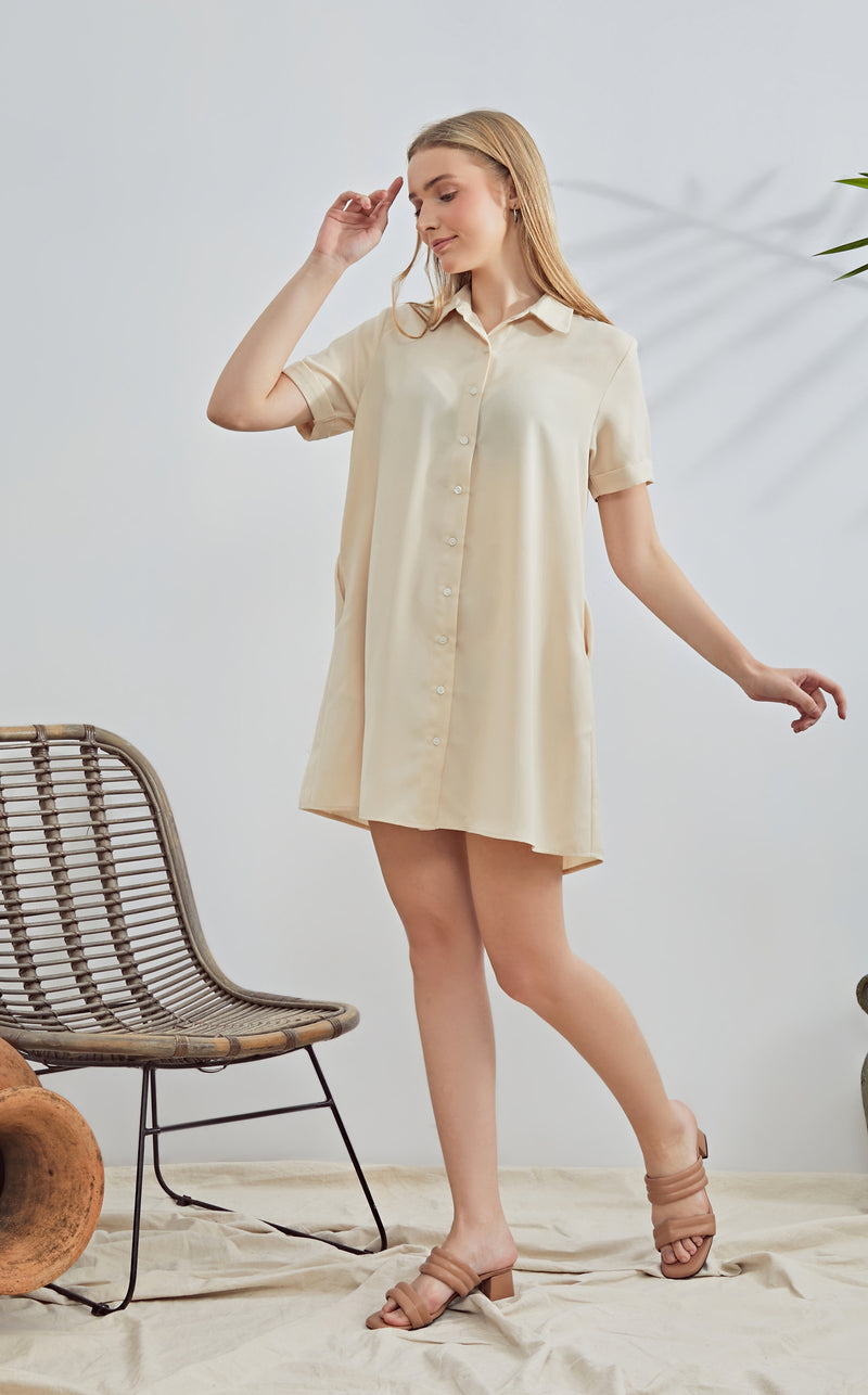 LETICIA DRESS KHAKI