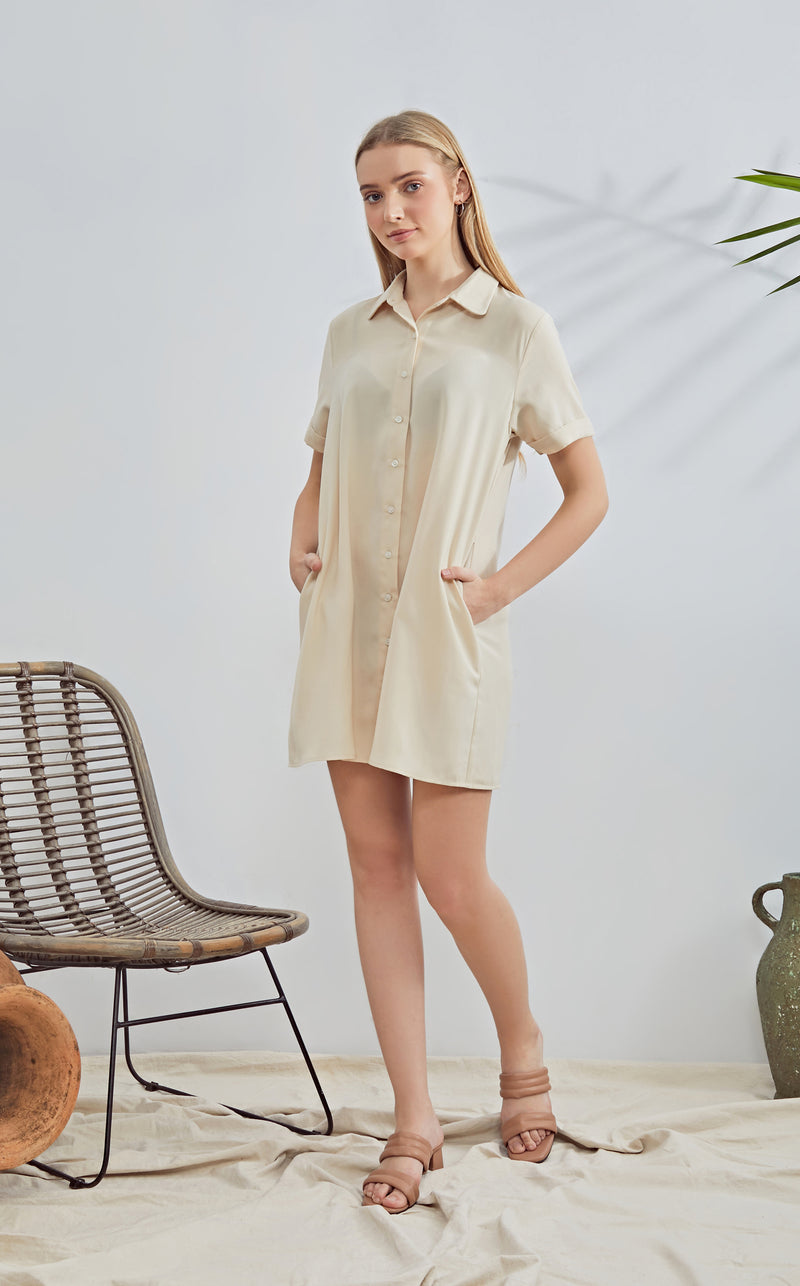 LETICIA DRESS KHAKI