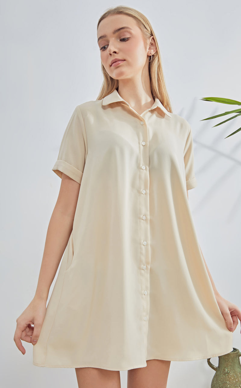 LETICIA DRESS KHAKI