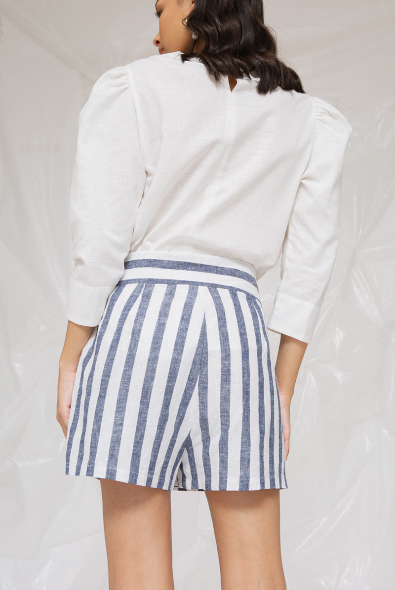 Kim Skort Blue Stripe