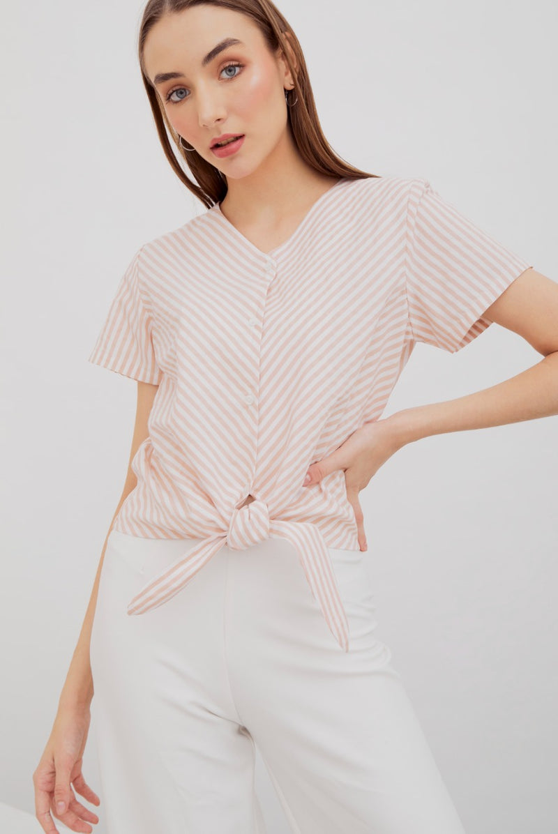 JULIENNE BLOUSE PEACH