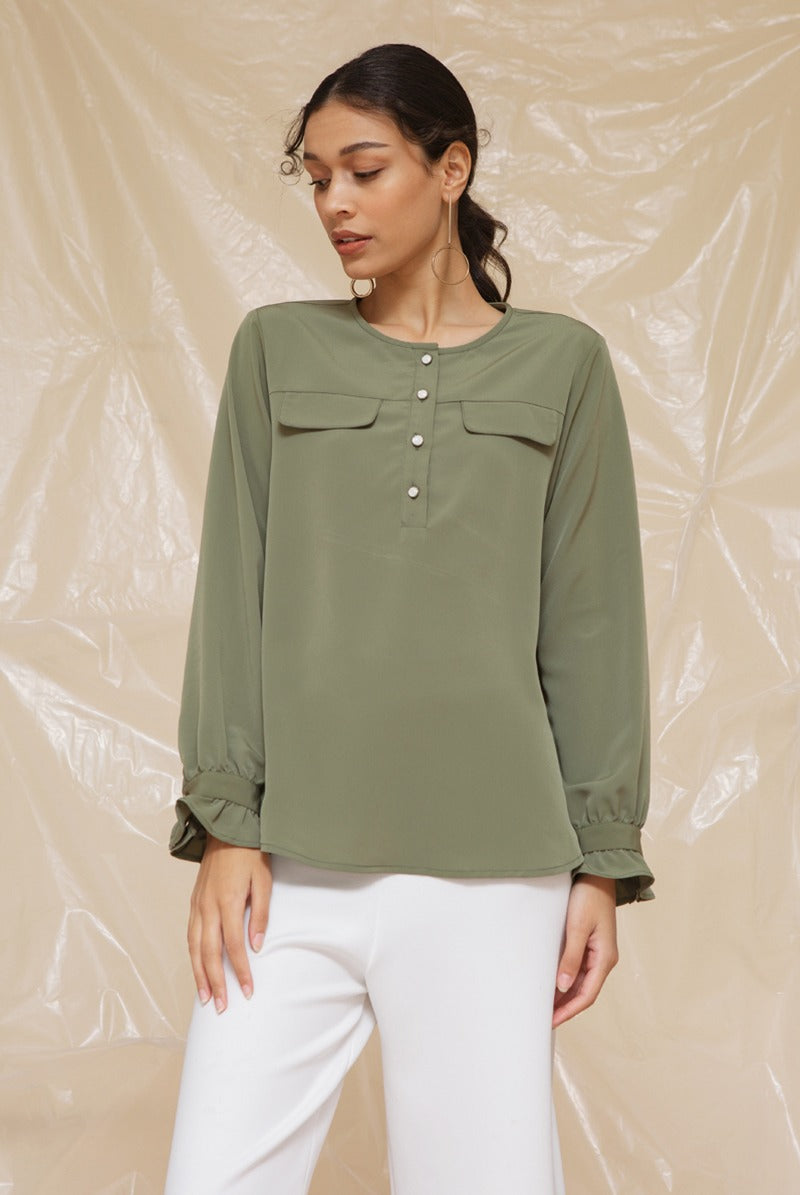 Sinta Blouse Olive