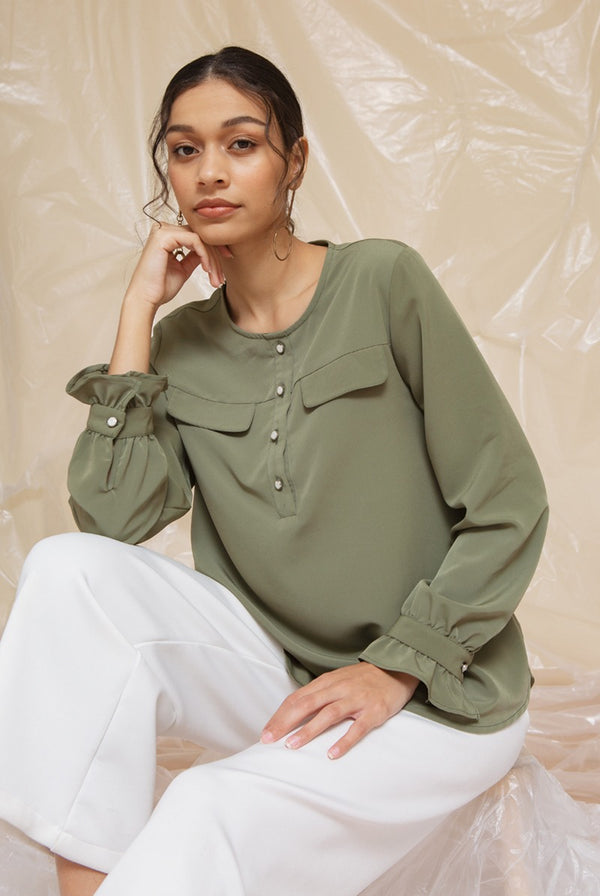 Sinta Blouse Olive